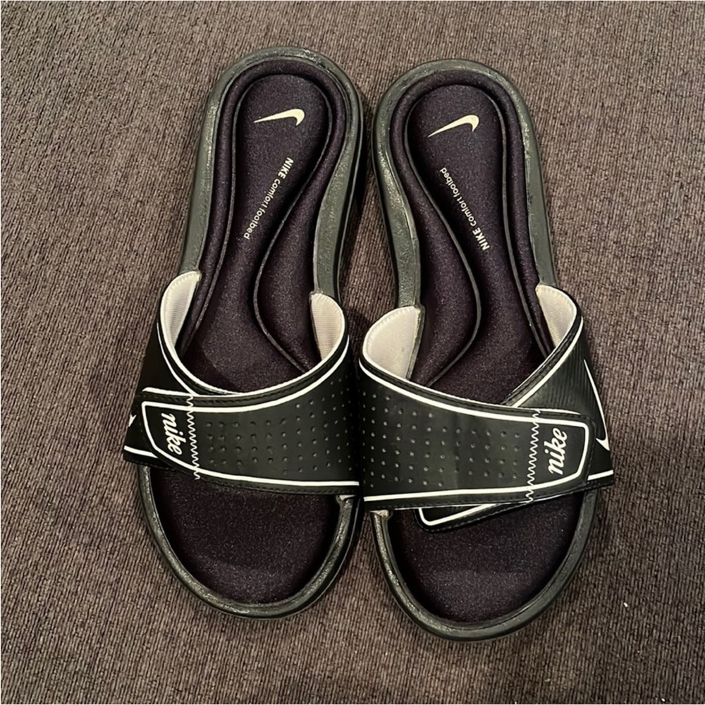 Nike Comfort Footbed Black Slide Sandals Women’s 8.5